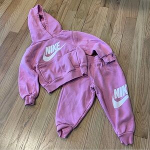 Nike Toddler Pink Tracksuit Set